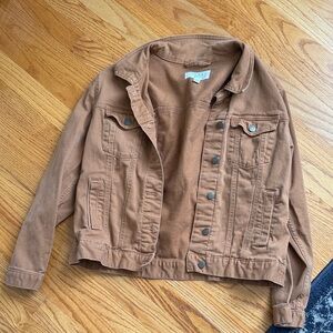Time and Tru khaki denim jacket